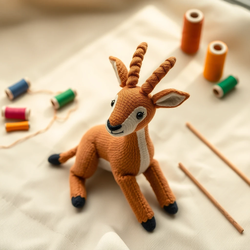 Handcrafted crochet toy